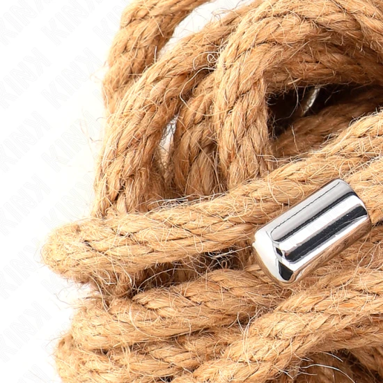 Frânghie din cânepă cu cap metalic, 5 metri