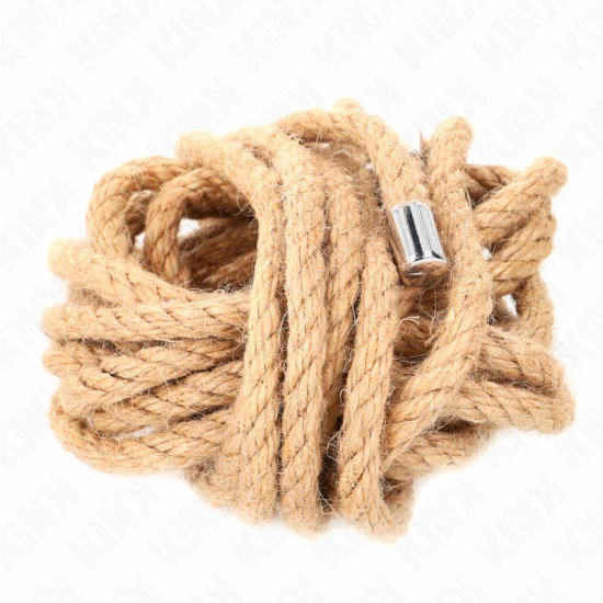 Frânghie din cânepă cu cap metalic, 5 metri