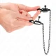 Clești pentru mameloane tip lanț, Negru, 30 cm