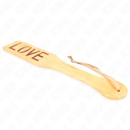 Paletă Bamboo, Word Love, 32 x 5.5 cm