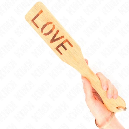 Paletă Bamboo, Word Love, 32 x 5.5 cm