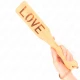 Paletă Bamboo, Word Love, 32 x 5.5 cm