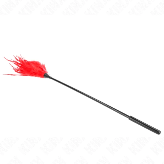 Accesoriu Multiple Tickle Feathers, 45 cm, Roșu