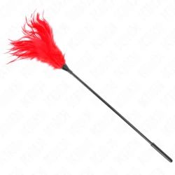 Accesoriu Multiple Tickle Feathers, 45 cm, Roșu