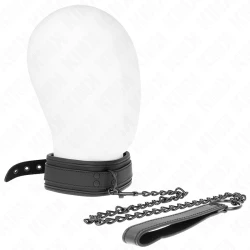 Guler bondage din neopren, Model 1, cu curea, reglabil, 78 cm, 37.5 x 49.5 cm