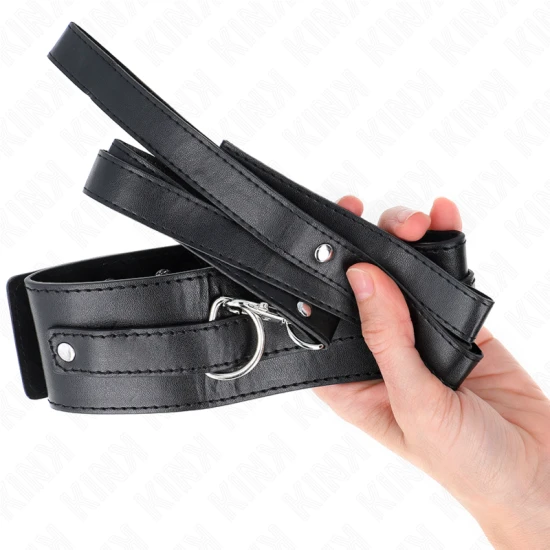 Colier cu curea 116 cm, Model 1, reglabil 36-43 cm x 5 cm