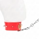 Colier cu diamant roșu cu centură, 65 cm, ajustabil 35-51 cm x 7 cm