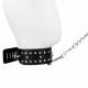 Colier cu lesă 65 cm cu capse argintii, Model 1, reglabil 36-43 cm x 5 cm