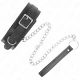 Choker cu curea 65 cm, cu prindere, Negru 54 x 4.5 cm