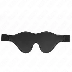 Bandă tip leatherette cu centură elastică, 21 x 8 cm, Negru
