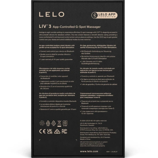 LIV™ 3 Stimulatoare punct G, Albastru