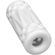 Masturbator masculin tip doză din TPR, alb