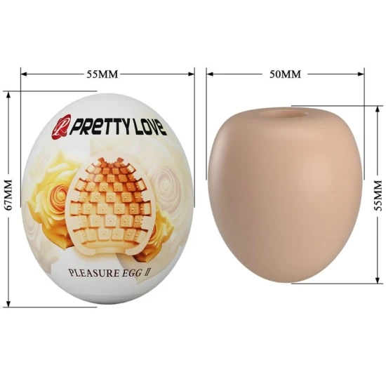 Ou Masturbator Pretty Love, Masturbator Pentru Bărbați, Bej