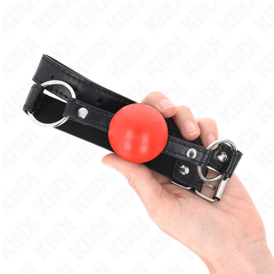 Minge gag, TPE, Roșu, 4 cm