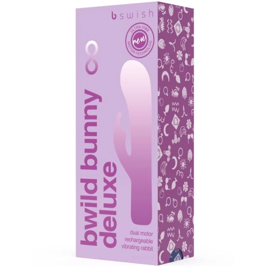 Build Bunny Infinite Deluxe - Vibrator iepure, Violet