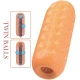 Masturbator Twin Balls - Portocaliu, BM-009230NQ