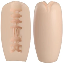 Masturbator masculin Egg Hard Boiled din TPR, Flesh