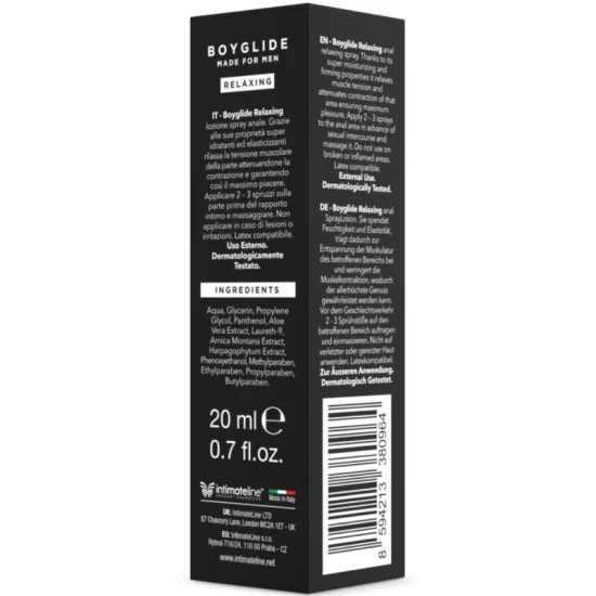 Spray relaxant anal pentru băieți, 20 ml