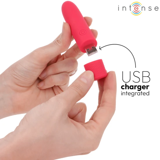 Vibrator Bullet Symone, 8 Vibrații, Roșu