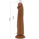 DILDO REALIST MODEL SHARIFE, 25 CM, Maro