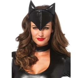 LEG AVENUE - Masca Cat Woman, Negru
