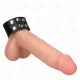 Inel penis din piele cu închidere prin presiune, 18.5 x 3.3 cm