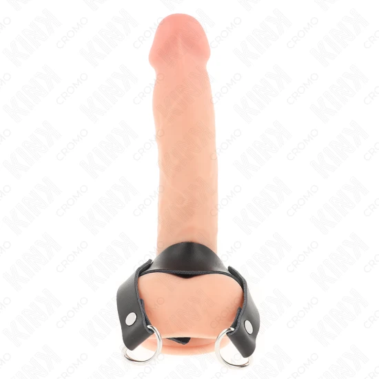 Inel penis Tip D, Negru, 18.5 x 3.3 cm