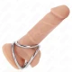 Inel penis Triple Chrome, Metal, Rozmăr 3.2 cm - 4.5 cm