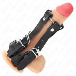 Inel penis cu mai multe curele ajustabile