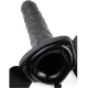 19 CM Strap-On cu gaura, Negru