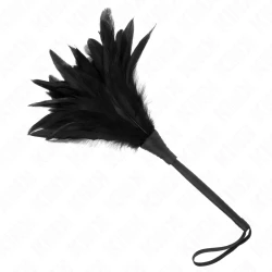 Model: Tickle Chicken Feathers, Negru, 36 cm