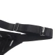 Body cu jartiere Sublime din material negru, L/XL