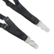Body cu jartiere Sublime din material negru, L/XL