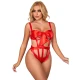 Body sexy Subblime - Decupat, Roșu, L/XL