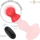 INTENSE - Vibrator cu ventuză, roșu, cu telecomandă