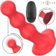 INTENSE - Vibrator cu ventuză, roșu, cu telecomandă