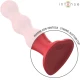 INTENSE - Vibrator cu ventuză, roșu, cu telecomandă