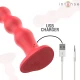 INTENSE - Vibrator cu ventuză, roșu, cu telecomandă