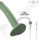 INTENSE - Vibrator cu ventuză, Verde - telecomandă, 10 moduri de vibrație