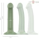 INTENSE - Vibrator cu ventuză, Verde - telecomandă, 10 moduri de vibrație