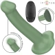 INTENSE - Vibrator cu ventuză, Verde - telecomandă, 10 moduri de vibrație