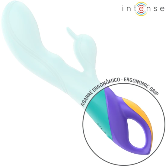 INTENSE - Vibrator tip iepure, Albastru