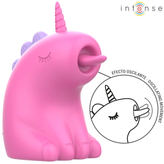 INTENSE - Stimulatoare Model PINKIE, Roz 360° Rotating Tongue