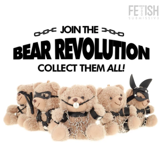 Jucărie tip ursuleț teddy BDSM Fozzie, model 3