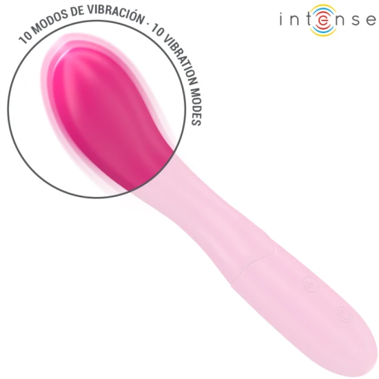 Vibrator Lisette - 19 cm, 10 Vibrații, Roz