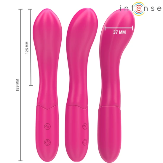 Vibrator Lisette - 19 cm, 10 Vibrații, Roz