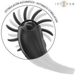 INEL VIBRATOR MABEL - 10 MODURI DE VIBRAȚIE, CU STIMULATOR CLITORIS, NEGRU
