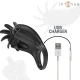 INEL VIBRATOR MABEL - 10 MODURI DE VIBRAȚIE, CU STIMULATOR CLITORIS, NEGRU