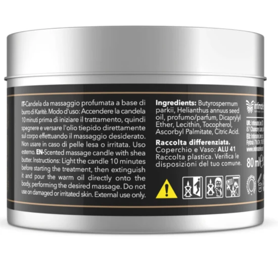 Lumânare de masaj cu aromă de ciocolată
