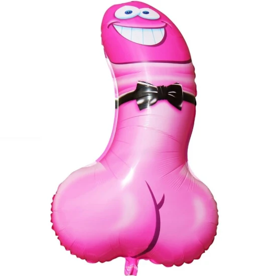 Balon Petrecere - Formă Penis, Roz, 90 cm
